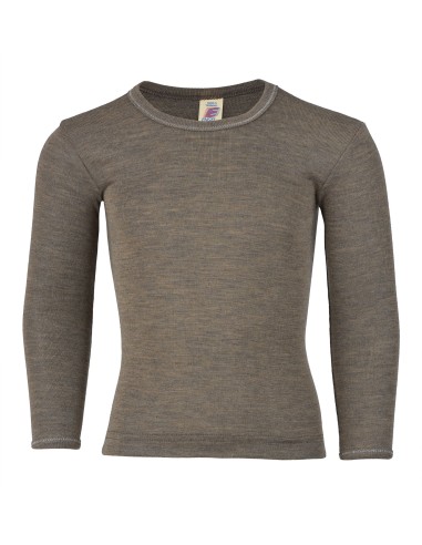 MAGLIA MANICA LUNGA BAMBINI IN LANA-SETA