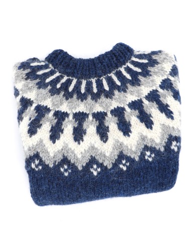 MAGLIONE ISLANDESE IN LANA LOPI FATTO A MANO