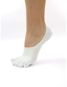 FANTASMINI 5 DITA IN BAMBU' - BIANCO 2