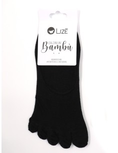 FANTASMINI 5 DITA IN BAMBU' - NERO