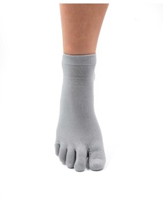 CALZINI CORTI IN BAMBU' 5 DITA - GRIGIO 2