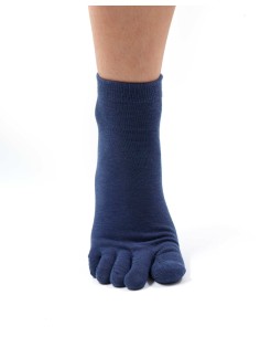 CALZINI CORTI IN BAMBU' 5 DITA - NAVY 2