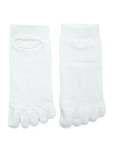 CALZINI CORTI IN BAMBU' 5 DITA - BIANCO