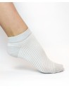 CALZINI CORTI BAMBU "BASIC STRIPE"