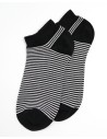 CALZINI CORTI BAMBU "BASIC STRIPE"