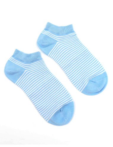 CALZINI CORTI BAMBU "BASIC STRIPE"