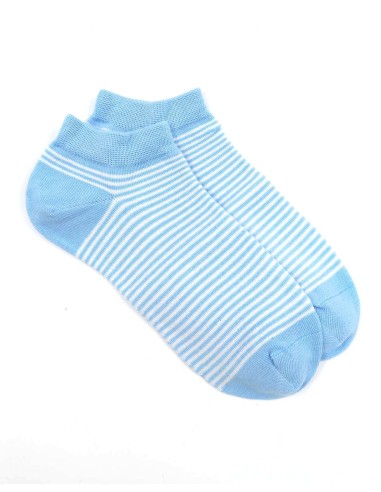 CALZINI CORTI BAMBU "BASIC STRIPE"