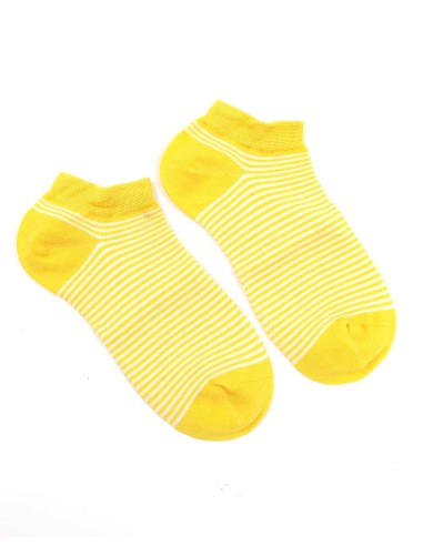 CALZINI CORTI BAMBU "BASIC STRIPE"