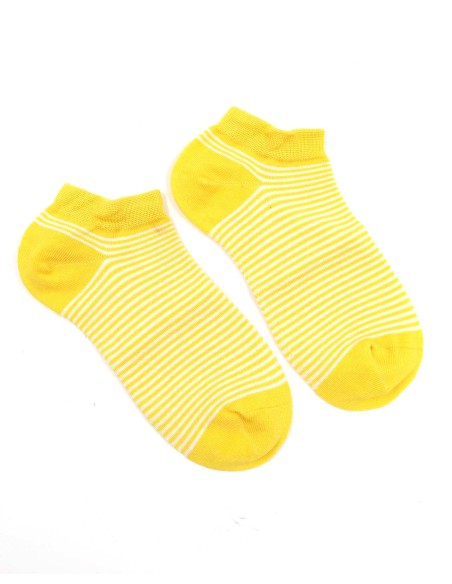 CALZINI CORTI BAMBU "BASIC STRIPE"