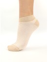 CALZINI CORTI BAMBU "BASIC STRIPE"