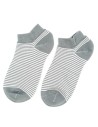 CALZINI CORTI BAMBU "BASIC STRIPE"