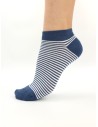 CALZINI CORTI IN BAMBU "BASIC STRIPE"