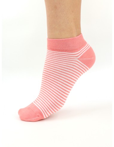 CALZINI CORTI BAMBU "BASIC STRIPE"