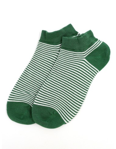 CALZINI CORTI BAMBU "BASIC STRIPE"