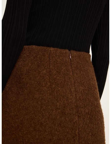 MINIGONNA IN 100% LANA