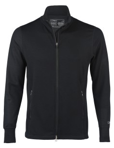 GIACCA TECNICA UOMO IN LANA E SETA PER LO SPORT - NERO