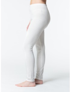 LEGGINGS DONNA IN SETA BURETTA - NATURALE 2