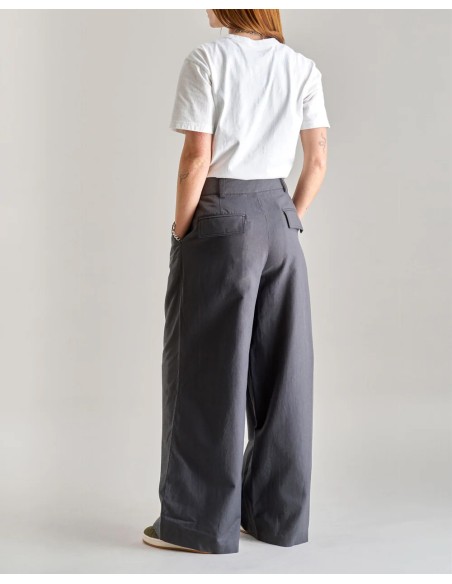 PANTALONI AMPI IN COTONE E LYOCELL "SOFIA"