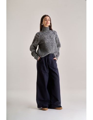 PANTALONI AMPI IN COTONE E LYOCELL "SOFIA"