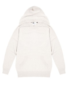 MAXI FELPA UNISEX IN 100% CASHMERE CON CAPPUCCIO "ALICE"... 2