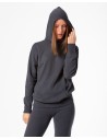 MAXI FELPA UNISEX IN 100% CASHMERE CON CAPPUCCIO "ALICE"