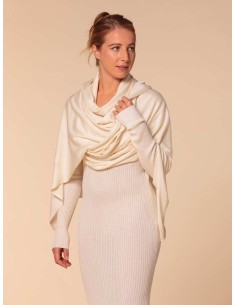 STOLA CASHMIRETTA IN SETA E CASHMERE