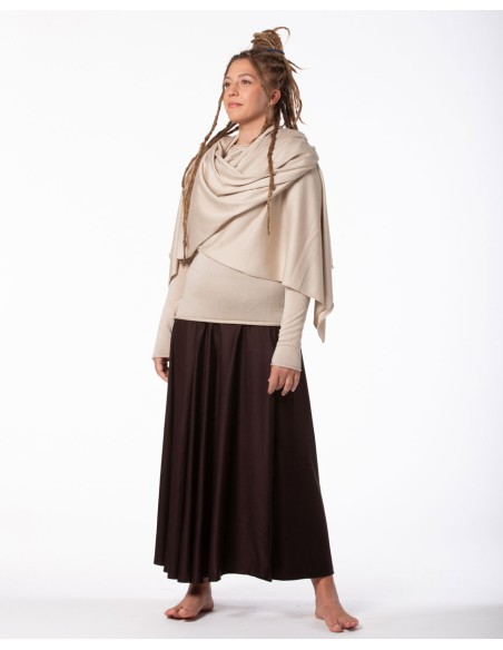 STOLA CASHMIRETTA IN SETA E CASHMERE