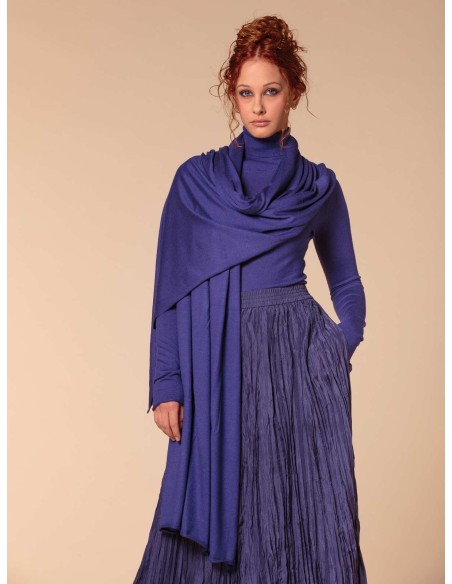 STOLA CASHMIRETTA IN SETA E CASHMERE