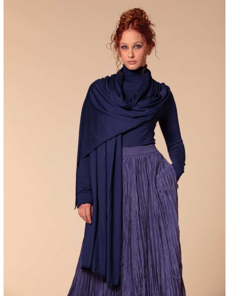 STOLA CASHMIRETTA IN SETA E CASHMERE
