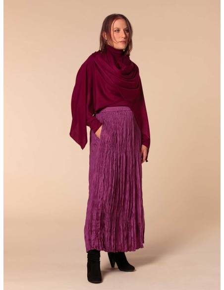 STOLA CASHMIRETTA IN SETA E CASHMERE