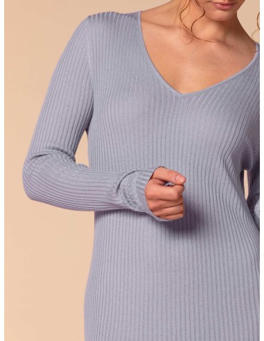 VESTITO CASHMIRETTO IN SETA E CASHMERE "AURORA"