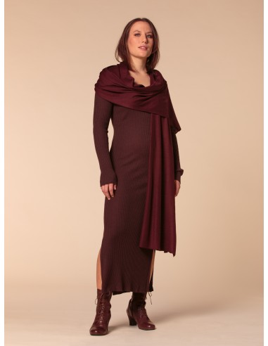 VESTITO CASHMIRETTO IN SETA E CASHMERE "AURORA"