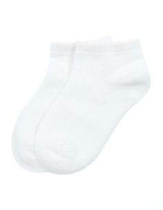 CALZINI IN BAMBU'KIDS CORTI "BASIC" - BIANCO