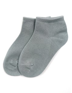 CALZINI IN BAMBU'KIDS CORTI "BASIC" - GRIGIO 2