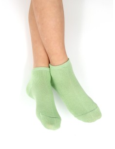 CALZINI IN BAMBU'KIDS CORTI "BASIC" - MENTA 2
