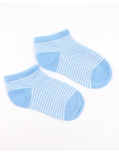 CALZINI CORTI BAMBINI IN BAMBU "BASIC STRIPE" 2