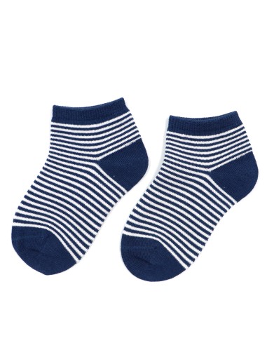 CALZINI CORTI BAMBINI IN BAMBU "BASIC STRIPE"