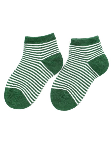 CALZINI CORTI BAMBINI IN BAMBU "BASIC STRIPE"