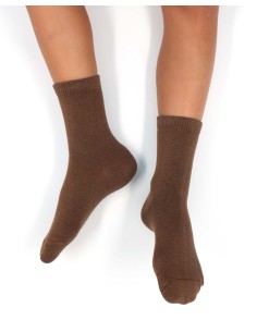 CALZINI IN BAMBU'KIDS "BASIC" - MARRONE