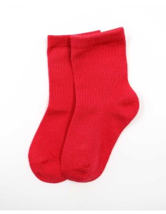 CALZINI IN BAMBU'KIDS "BASIC" - ROSSO