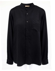 MAXI CAMICIA IN 100% BAMBU' SATIN - BIANCO 2