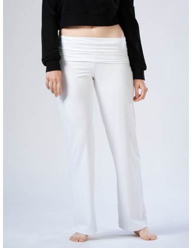 PANTALONE AMPIO IN BAMBU' CON FASCIA IN VITA