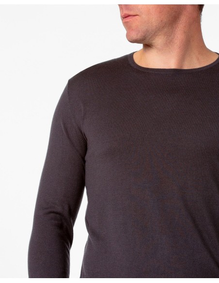 CASHMIRETTA UOMO GIROCOLLO IN SETA E CASHMERE "THOMAS"