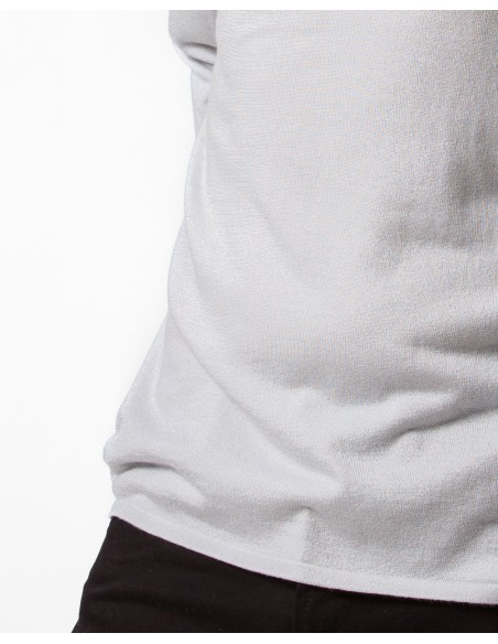 CASHMIRETTA UOMO GIROCOLLO IN SETA E CASHMERE "THOMAS"