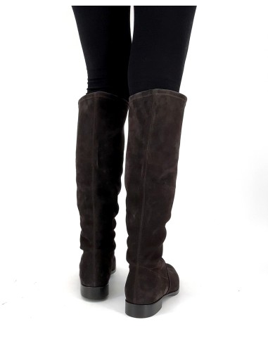 STIVALE INVERNALE DONNA IN CAMOSCIO STRETCH