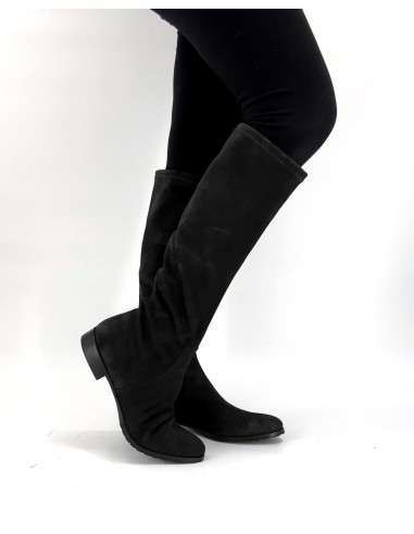 STIVALE INVERNALE DONNA IN CAMOSCIO STRETCH