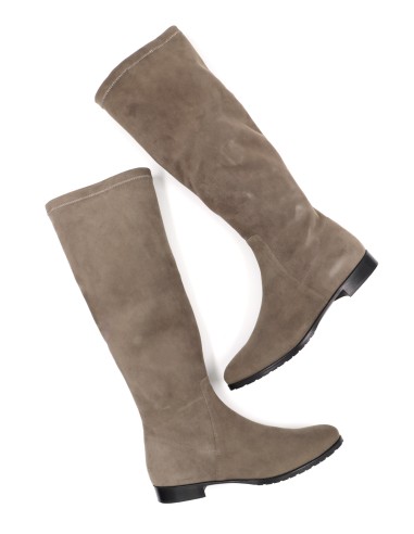 STIVALE INVERNALE DONNA IN CAMOSCIO STRETCH