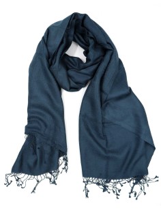 SCIARPA IN SETA "ART" 50X190 CM - NAVY 2