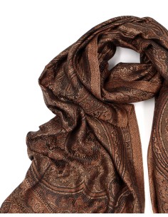 SCIARPA IN SETA "ART" 50X190 CM - RAME 2