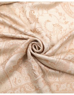 SCIARPA IN SETA "ART" 50X190 CM - CREMA 2